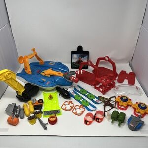 HUGE Lot of Vintage Rescue Heroes Action Figure Accessories